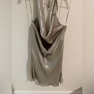 Silver  Zara halter dress